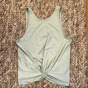 Yoga tank and cardigan